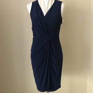 Very flattering  blue Julie Brown dress. Large.
